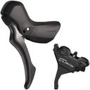 CUES U6030 Disc Brake And Lever - Front - Hydraulic - Flat Mount - Resin Pads