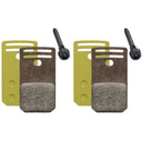 MDP 13 Disc Brake Pads - Organic Compound - For Gustav/Clara - Includes 4 Brake Pads and 2 Screws