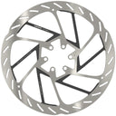HS2 Disc Brake Rotor - Rounded - Silver/Black