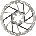 HS2 Disc Brake Rotor - Rounded - Silver/Black