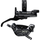 Deore XT BR-M8220 Disc Brake And BL-M8200 Lever - Post Mount - 4-Piston Caliper - SM-BH90-SBM Hose - Fin Metal Pads - Black