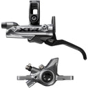 XTR BR-M9200 Disc Brake And BL-M9220 Lever - Post Mount - 2-Piston Caliper - SM-BH90-SS Hose - Metal Pads - Gray