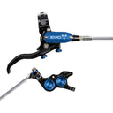 EVO GR4 Gravity Disc Brake & Lever Set - Post Mount - 4-Piston - Braided Hydraulic Hose