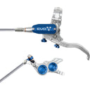 EVO GR4 Gravity Disc Brake & Lever Set - Post Mount - 4-Piston - Braided Hydraulic Hose