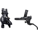 Deore XT M8100 Disc Brake - Hydraulic - Post Mount - Finned Pads - I-SPEC EV Clamp Band - Black