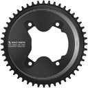 110 Asymmetrical BCD Aero Chainrings For 12-Speed Shimano GRX 800 Series - 110 Asymmetric BCD - 4-Bolt - Drop-Stop ST - For Shimano GRX 800 Series - Black