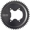 110 Asymmetrical BCD Aero Chainrings For 12-Speed Shimano GRX 800 Series - 110 Asymmetric BCD - 4-Bolt - Drop-Stop ST - For Shimano GRX 800 Series - Black