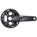 Deore M5100 Crankset - Hollowtech II Spindle Interface - Black