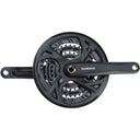 Altus FC-M371 Crankset - 9-Speed - 48/36/26t - Riveted - Square Taper JIS Spindle Interface - Black