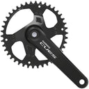 CUES FC-U4000-1 Crankset - 9/10/11-Speed - Riveted - Square Taper JIS Spindle Interface - Black