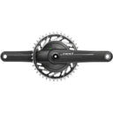 Red 1x XPLR AXS 13-Speed Power Meter Wide Crankset E1 - 8-Bolt PM Spider - DUB Spindle - Natural Carbon