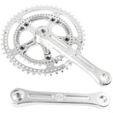Grand Cru Drillium Crankset - 8/9/10 Speed - 48/34t - Square Taper JIS Spindle Interface - Polished Aluminum - Silver