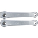 100% Pure Paul Crankset - Square Taper JIS Spindle Interface - 3-Bolt Type Chainring Mount