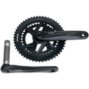 Gossamer Pro 2x Megaexo Crankset - For Shimano 12-Speed HG+ - DM/90 BCD - MegaExo Spindle - Black