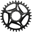 Narrow Wide Direct Mount Cinch Hyperglide+ Chainring - for Shimano 12-Speed - requires Hyperglide+ compatible chain - Black