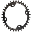 Elliptical 104 BCD Chainrings - 4-Bolt - Black