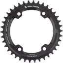 110 Asymmetrical BCD Chainrings For 12-Speed Shimano GRX - 110 Asymmetric BCD - 4-Bolt - Drop-Stop ST - For Shimano GRX Cranks - Black