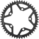 110 BCD 5-Bolt Gravel/CX/Road Chainring For 12-Speed Shimano Hg+ Chain - Drop-Stop ST - For Shimano HG+ and KMC 12-Speed Chains - Black