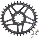 Elliptical 8-Bolt Direct Mount Chainring For Hyperglide+ Chain - SRAM 8-Bolt DM - 3mm Offset - Drop-Stop ST - Requires HG+ Chain - Black