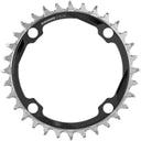XX Downhill T-Type Chainring - 12-Speed - 104mm BCD - 3mm Offset - CNC Aluminum - Black/Silver