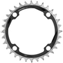 XX Downhill T-Type Chainring - 12-Speed - 104mm BCD - 3mm Offset - CNC Aluminum - Black/Silver