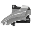 CUES FD-U4000 Linkglide Front Derailleur - 9/10-Speed - Double - 36/40t Max - Black/Silver