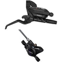 ST-EF515 Shift/Brake Lever With BR-MT200 Hydraulic Brake Caliper - Post Mount - 2-Piston - Black
