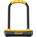 Pitbull Series U-Lock - 4.5 x 9" - Keyed - Black/Yellow