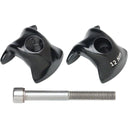 WCS 1-Bolt Seatpost Saddle Rail Clamps - Black