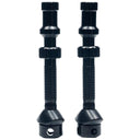 Tubeless Universal+ Valves - Alloy - Pair - Black