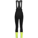 Swiftride Thermo Bib Tights + Women's - Black/Neon Yellow