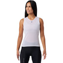 Women's Transfer Mesh Sleeveless Baselayer - White