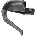 Red Aero TT/Tri Disc Brake And Lever - Flat Mount - 20mm Offset - Carbon Lever Blade - Black/Silver - E1 - Black Anodized/Silver