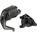 Rival Aero TT/Tri Disc Brake And Lever - Flat Mount - 20mm Offset - Carbon Lever Blade - E1 - Black Anodized