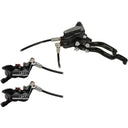 Tech 3 E4 Duo Disc Brakes And Lever Kit - Front and Rear - Hydraulic - Post Mount - Black