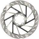 HS2 Disc Brake Rotor - Rounded - Silver/Black