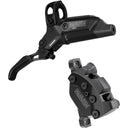 Maven Silver 4-Piston Disc Brake And Lever B1 - Post Mount - Aluminum Lever - SS Hardware - Black