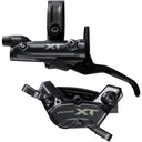 Deore XT BR-M8220 Disc Brake And BL-M8200 Lever - Post Mount - 4-Piston Caliper - SM-BH90-SBM Hose - Fin Metal Pads - Black