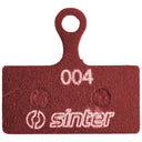 Red s514 Compound Organic Disc Brake Pads - One Pair