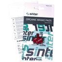 Red s514 Compound Organic Disc Brake Pads - One Pair