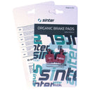 Red s514 Compound Organic Disc Brake Pads - One Pair