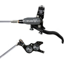 EVO GR4 Gravity Disc Brake & Lever Set - Post Mount - 4-Piston - Braided Hydraulic Hose