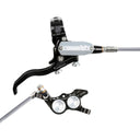 EVO GR4 Gravity Disc Brake & Lever Set - Post Mount - 4-Piston - Braided Hydraulic Hose
