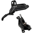Code Silver Stealth 4-Piston Disc Brake And Lever - Post Mount - Aluminum Lever - SS Hardware - C1 - Black