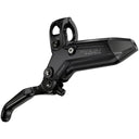 Level Silver Stealth 4-Piston Disc Brake And Lever - Post Mount - Aluminum Lever - SS Hardware - C1 - Black