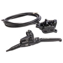 Clara Pro Disc Brake And Lever - Post Mount - 4-Piston - Aluminum Lever Blade - Black