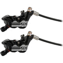 Tech 3 Duo V4 Disc Brake And Lever Set - Front and Rear - Hydraulic - Post Mount - Black