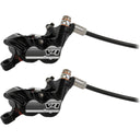 Tech 3 Duo V4 Disc Brake And Lever Set - Front and Rear - Hydraulic - Post Mount - Black