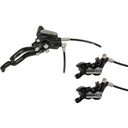 Tech 3 Duo V4 Disc Brake And Lever Set - Front and Rear - Hydraulic - Post Mount - Black