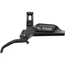 Maven Base 4-Piston Disc Brake And Lever - Post Mount - Aluminum Lever - SS Hardware - Diffusion Black - A1 - Blasted Black anodized